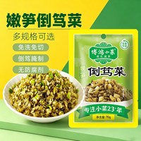博鸿小菜 嫩笋倒笃菜70g*3包无沙免洗倒笃腌制即食下饭菜雪菜酱菜