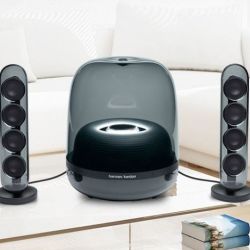 哈曼卡顿 国行哈曼卡顿水晶4代Soundsticks4蓝牙家用电脑桌面重低音炮音响