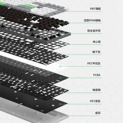 贝戋马户 贱驴S2 2.0矮轴便携三模无线蓝牙办公超薄Mac平板ipad机械键盘