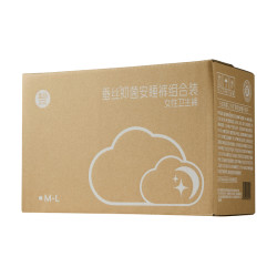 盒马 蚕丝天然抑菌裤型卫生巾 M-L 460mm*5片*6包 安睡裤