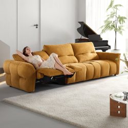 乐至宝 [新品]LAZBOY乐至宝布艺防猫抓母婴级奶油风功能沙发客厅6106宠爱