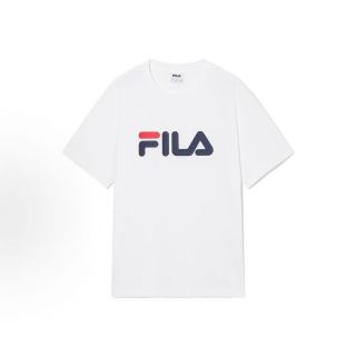 百亿补贴：FILA 大标字母印花圆领短袖 T恤 男女同款 044