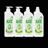 88VIP：AXE 牌洗洁精呵护可洗蔬果家庭家用装洁净 万里锡兰1.01kg+鸭屎香1.01kg*3瓶