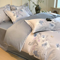 流川枫 60支100%棉长绒棉贡缎四件套 200x230cm