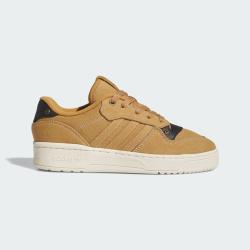 adidas 三叶草 RIVALRY LOW情侣款经典低帮耐磨系绳运动休闲鞋