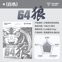 移动端：P.R IND 正品羽毛球线64狼67虎球拍线高弹耐打专用线拉线高磅进攻爆发