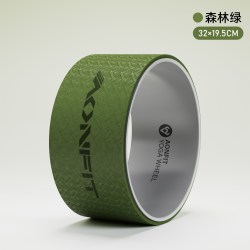AONFIT 专业瑜伽轮开背开肩后弯神器专用瑜珈轮加大加宽滚轮普拉提瑜伽圈