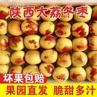 百亿补贴：正宗大荔冬枣现摘脆冬枣新鲜应季水果冰糖冬枣2斤批发价
