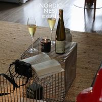 Nordic Nest 丹麦Montana Panton Wire置物架可组合收纳创意壁挂落地边几架子
