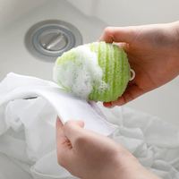 sanko 日本洗衣海绵擦家用衣领袖口清洁刷多功能双面去污软毛刷