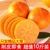 脆柿子糖心甜脆柿水果巧克力脆柿子当季孕妇新鲜大果 5斤优选带箱净重4.5斤单果100g+