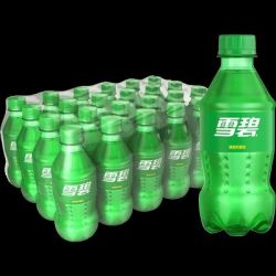 雪碧 柠檬味碳酸饮料 300ml×24瓶 整箱