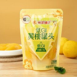 林家铺子 黄桃罐头袋装180g*5袋