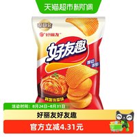 88VIP：好丽友 好友趣膨化零食儿童出游薯片休闲小吃韩国泡菜味70g*1袋