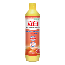 立白 大师香氛立白洗洁精西柚金桔生姜透明餐饮小瓶学生不伤手无残留官方正品 立白西柚洗洁精4O8g*1+泡泡净*1