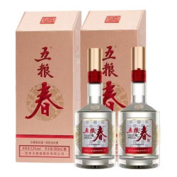 五粮春 第二代52度500ML*2瓶 浓香型白酒(年份随机)