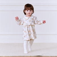DOMIAMIA 宝宝假两件包屁衣26秋季新款婴幼儿满月小月龄外出服裙子