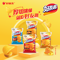 好丽友 好友趣薯片零食蜂蜜黄油味土豆膨化食品45克*3袋DR/HD