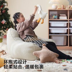 全友 家居儿童休闲沙发客厅卧室宝宝单椅布艺座椅新款可拆洗靠垫KD