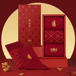 恭王府 文创万福呈祥桑蚕丝围巾