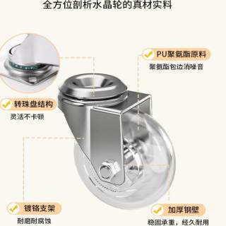 SAMEDREAM 三梦静音万向轮小凳子家用滑轮矮凳儿童带轮圆板凳换鞋凳靠背椅子