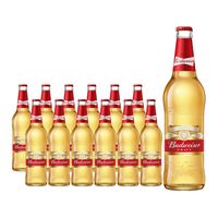 百亿补贴：百威 纯生啤酒500ml*12瓶玻璃瓶百威啤酒