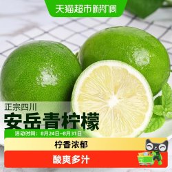 柠满园 正宗四川安岳青柠檬当季新鲜水果奶茶店专用商用产地直采