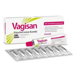 Vagisan 欧洲直邮Vagisan女性阴道干涩保湿修复套装（塞入栓剂8粒+滋润膏1