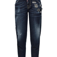 DSQUARED2 Denim Pants 金属装饰牛仔裤 8女码