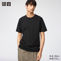 优衣库 合作款圆领短袖T恤 黑色 3XL
