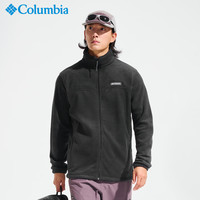 Columbia 抓绒衣男26秋冬防风保暖加绒摇粒绒外套WE3220 010 XXL