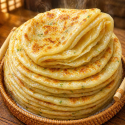 七街八巷 东北油饼商用批发煎饼发面饼胚方便正宗半成品手抓饼250g*2袋