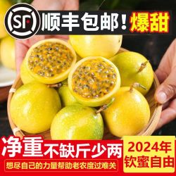 乐鲜园 钦蜜9号黄金百香果大果应季新鲜水果黄金果整箱批发