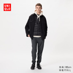 优衣库 男女装DRY-EX速干高弹力运动长裤束脚超弹裤475384 465206 475384/08深灰色 XS /160/64A
