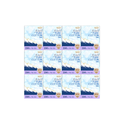 淘淘氧棉 卫生巾天山白消毒级纯棉卫生巾290mm日用/夜用姨妈巾YB