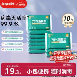德佑 湿巾 10片*10包