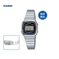 CASIO 旗舰店A159WGED小银方块学生手表男女士正品