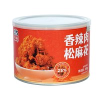 移动端：陈吉旺福 肉松麻花罐装300g满满肉松酥脆解馋零食