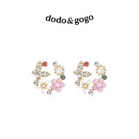 88VIP：DODOGOGO 花朵耳钉 金色 D2204026