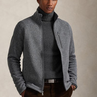 RALPH LAUREN 男士抓绒夹克