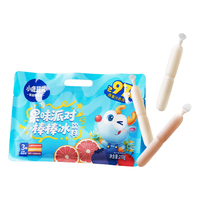 小鹿蓝蓝 果味派对棒棒冰 270g*6支 儿童饮料