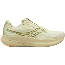 saucony RIDE 18丨男女同款缓震慢跑耐磨练跑步鞋专专业业 黄绿 40.5