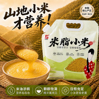 C 陕北米脂油黄小米留胚率99%头茬新米杂粮香谷米农家原产地直发