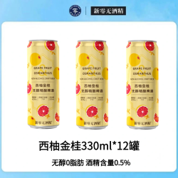 新零 西柚金桂无醇精酿啤 330ml*12罐