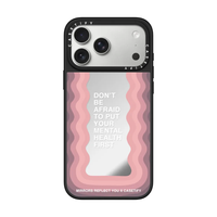 CASETiFY 镜面标语系列 Don't Be Afraid 适用iPhone 17 Air 磁吸Magsafe 镜面黑框 手机壳