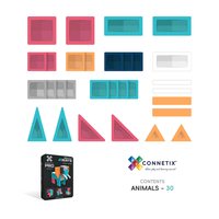 CONNETIX 磁力片彩窗轨道小车套装