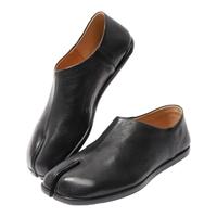 Maison Margiela 分趾鞋 黑色 牛皮 女式平底休闲鞋