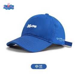 小猪佩奇 亲子款时尚棒球帽男四季鸭舌帽女棉新款帽子户外运动帽