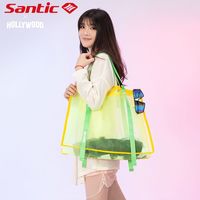 Santic森地客 联名款网纱透明大容量 骑行手袋
