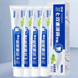 致朵 2支致朵三七双重薄荷牙膏清洁牙齿口气清新口腔护龈家庭